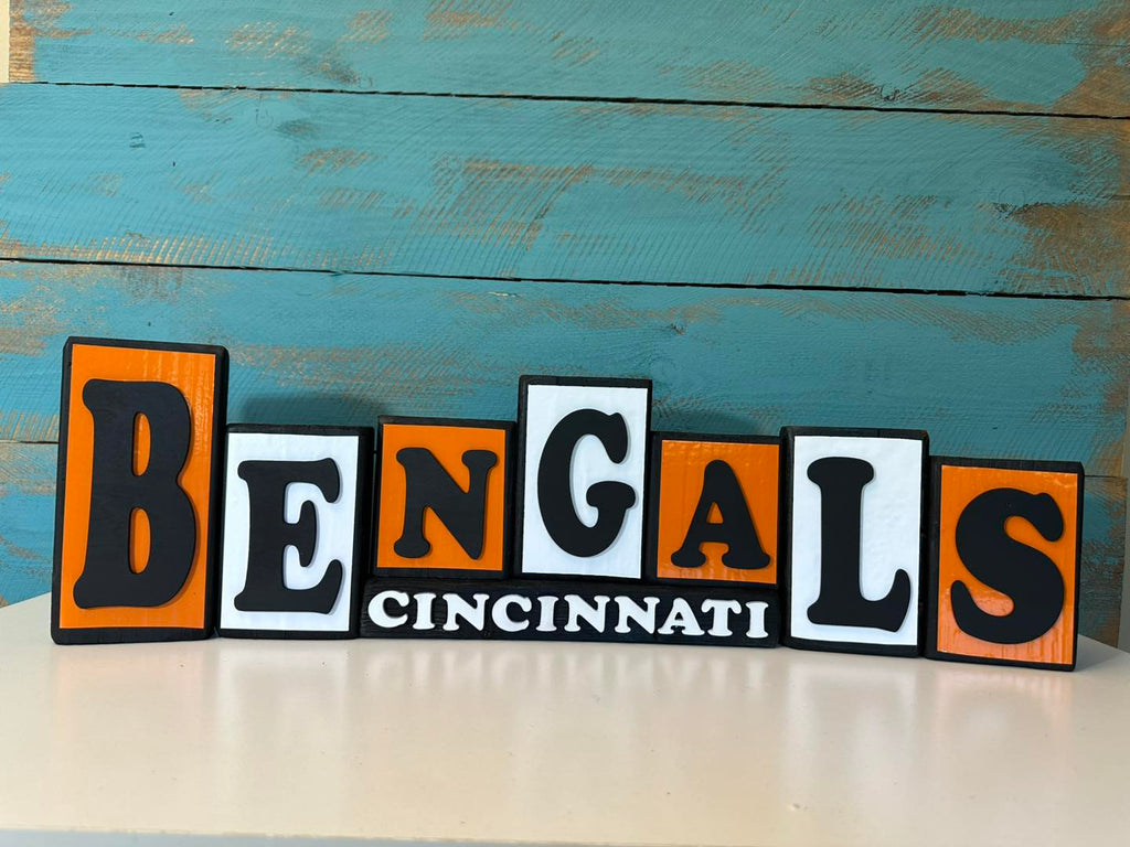 Wooden Block Letter - Sports