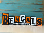 Wooden Block Letter - Sports