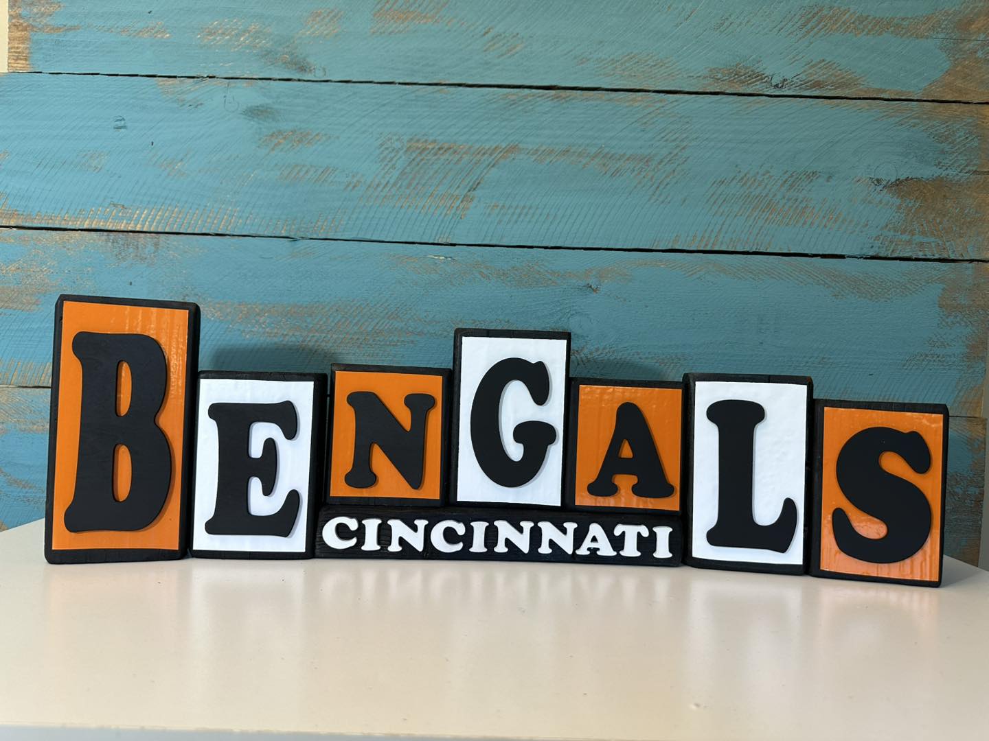 Wooden Block Letter - Sports
