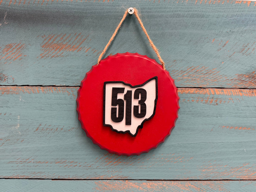 Bottle Cap Sign